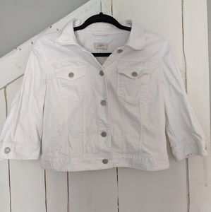 White Denim jacket